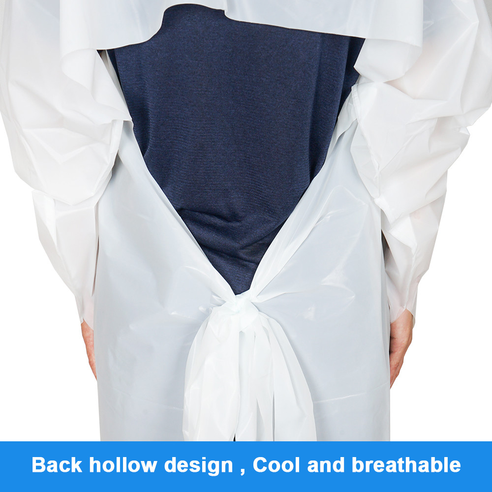 Fluid Repellent Waterproof Clinic Medical Disposable Gowns with Thumb Loop