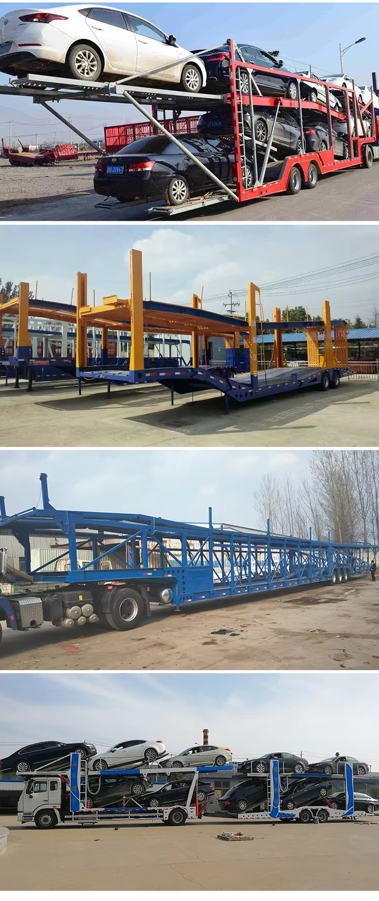High Quality Best Price Good material CIMC car transport semi-trailer