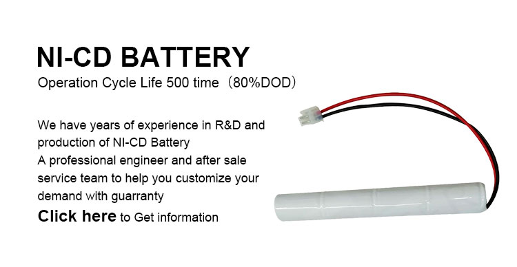 Rechargeable 4.8v NiCd Battery 2000mAh 2200mAh 1800mah NiCd Battery