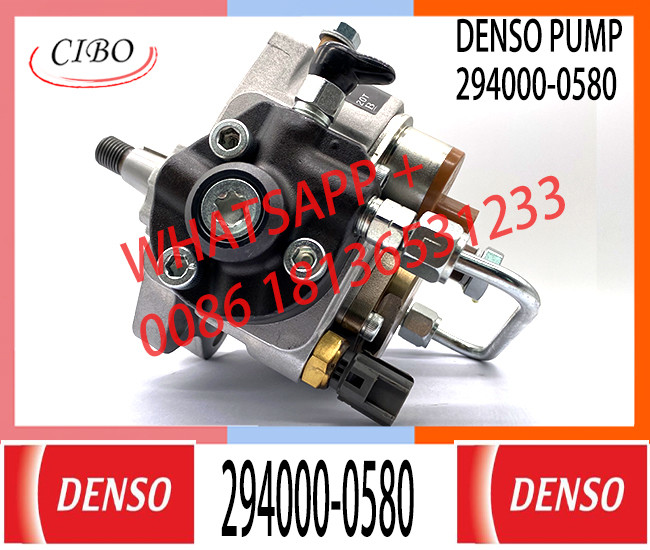 japan made quality diesel fuel injection pump 294000-0580 for isuzu with pressure rail ECU sensor control valve control