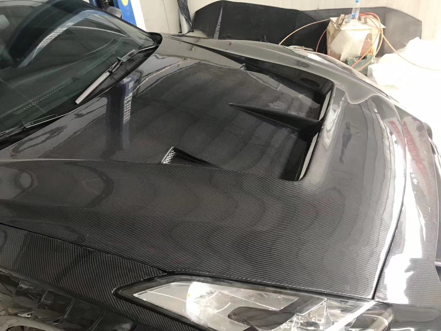 Carbon Fibre Gtr Body Kit GTR R35 Carbon Fiber Hood LB Style