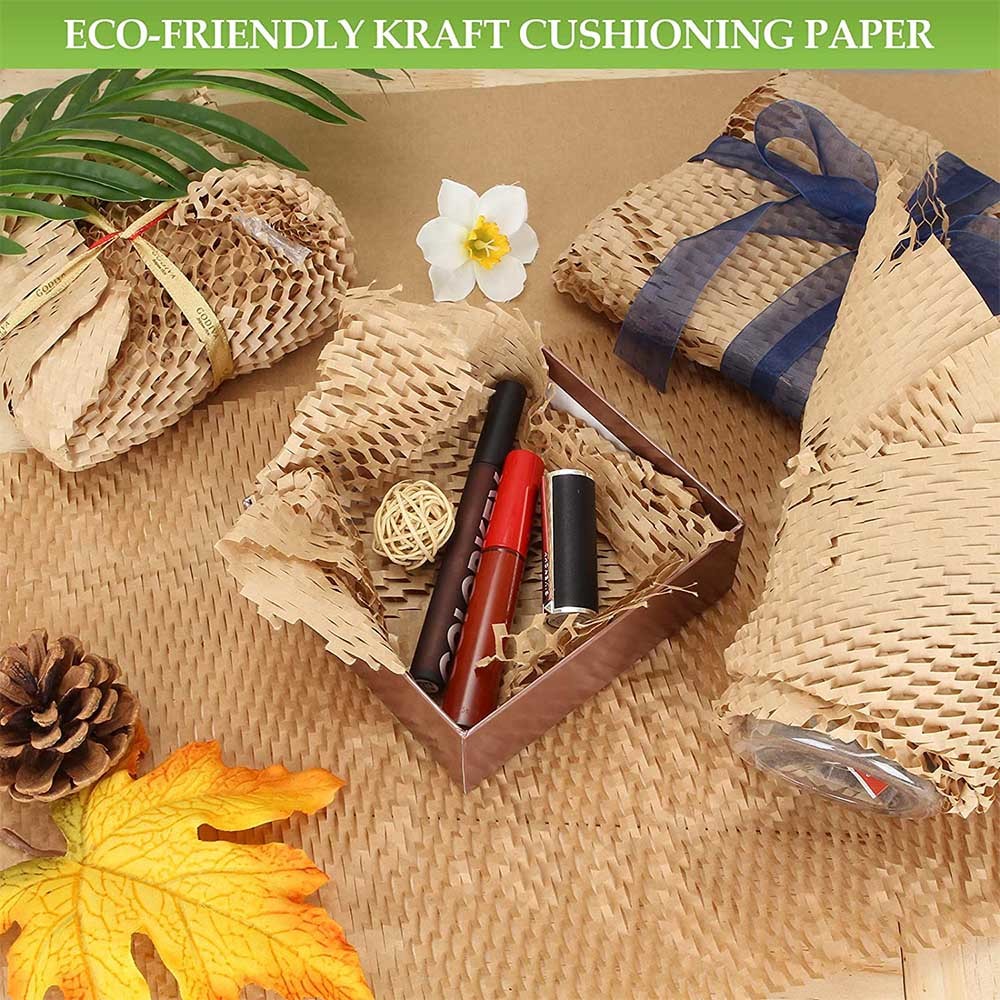 Compostable 0.14mm Earth Friendly Wrapping Paper Biodegradable Sustainable Kraft