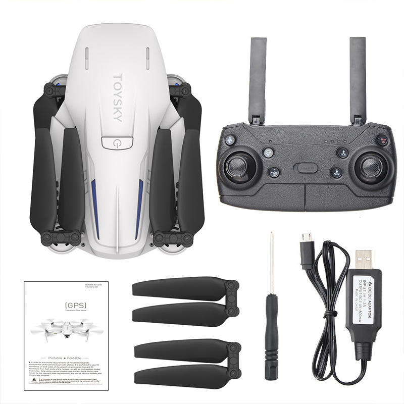 4K GPS Wifi 1080P 100m Adjustable Angle RC Camera Drone