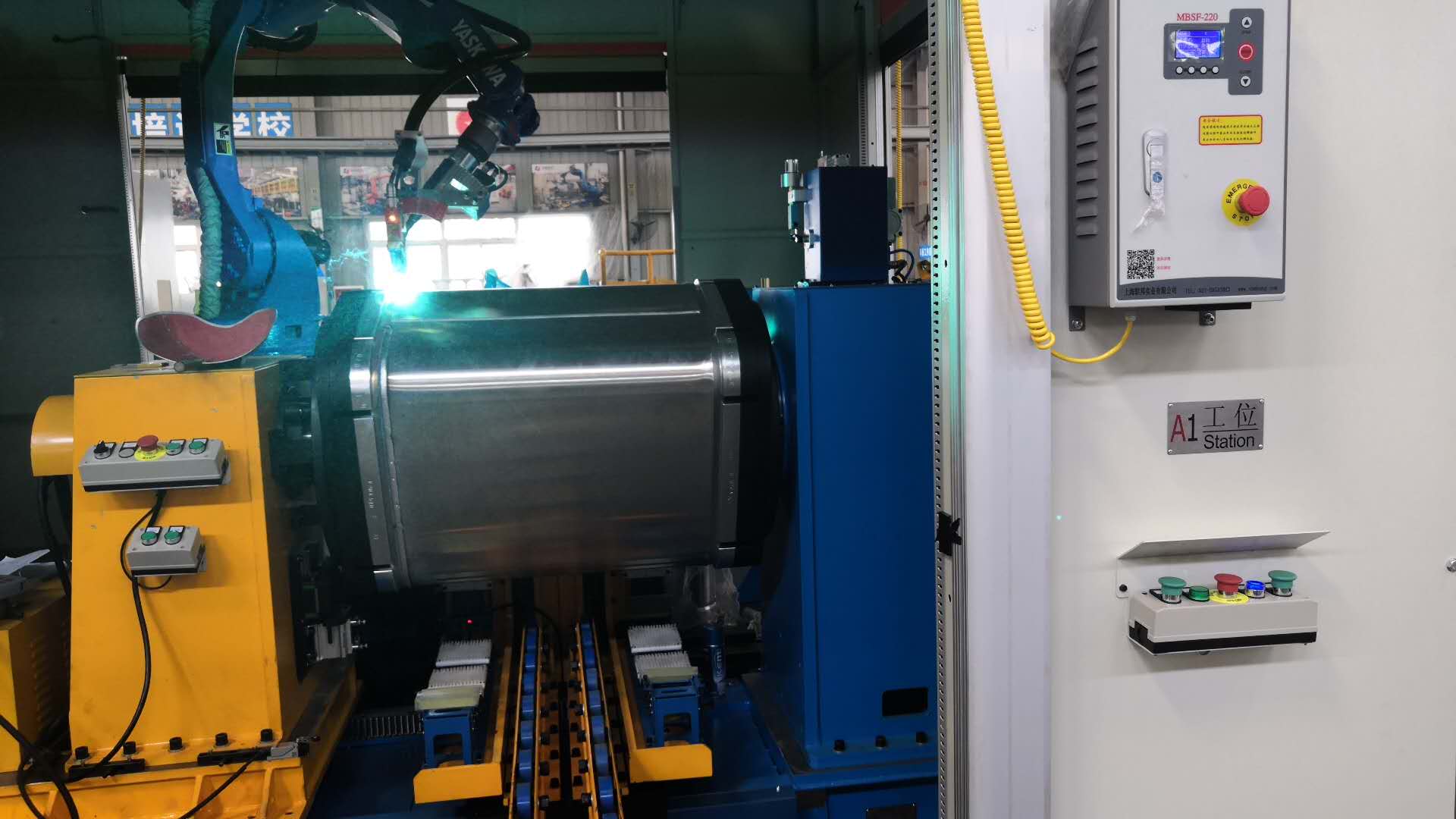 Heavy Duty Longitudinal Seam Welder 380V 60A Square Tube Welding Machine