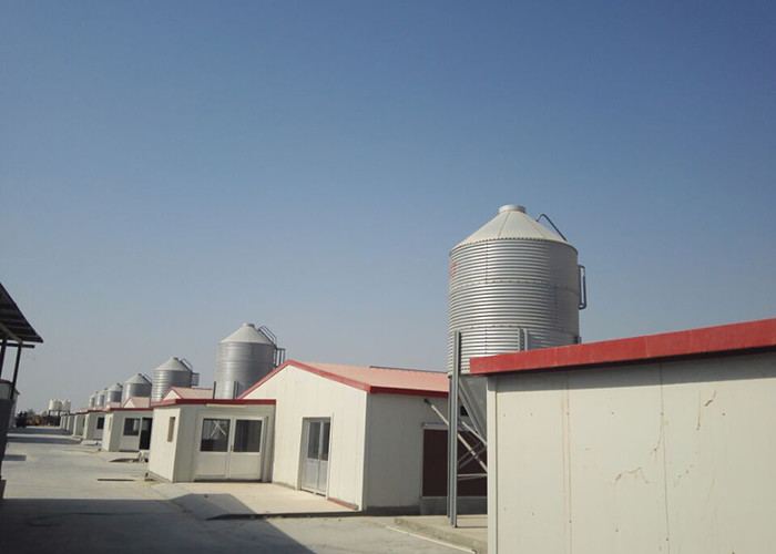 CE SGS Animal Cattle Silo Feed Bin 2750mm Dia For Poultry Farming