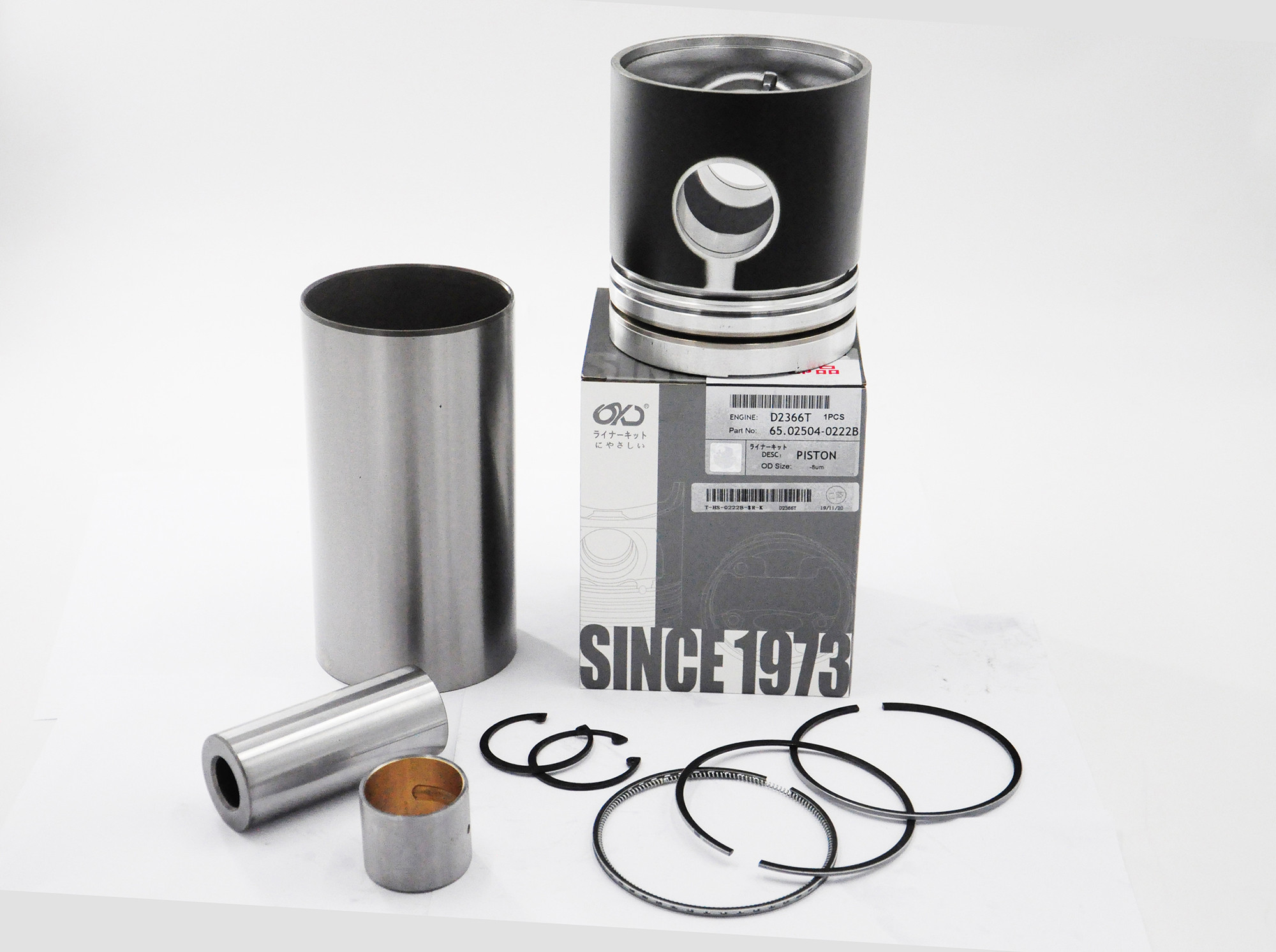D2366t Cylinder Liner Doosan Engine Agriculture Diesel Engine Spare Parts