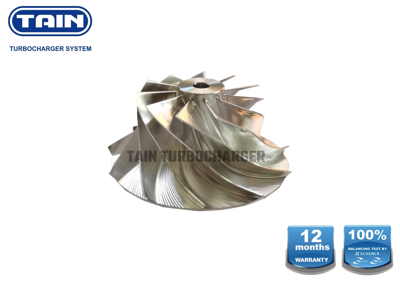 TD04 HX27 Billet Turbo Compressor Wheel Upgrade 38.8mm For CDC / / Komatsu / TML
