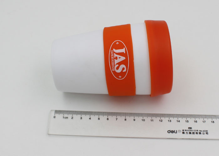 12OZ Novelty Insulated Plastic Coffee Cup , Non - Toxic Plastic Drinking Cups With Lids