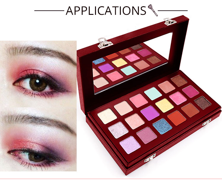 High Standard 21.6g High Pigment Eyeshadow Palette For Wedding Party