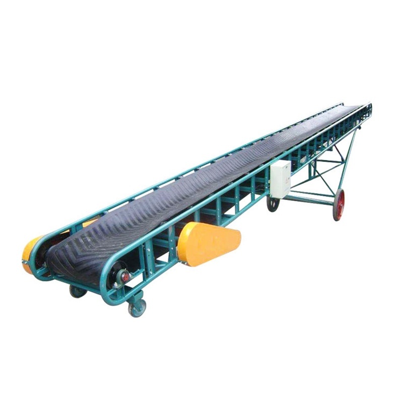 OEM Custom Height Adjustable Grain Bag Portable Conveyor Belt System Belt Conveyor