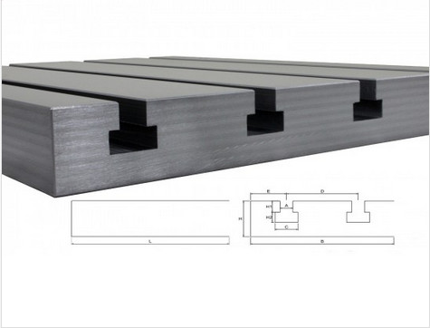 Big Block T Slot Mounting Plate 2020 Machining Surface Finish High Hardness