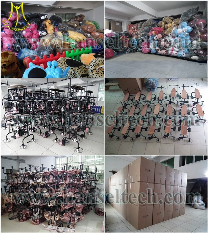 Hansel China Produced hottest musical funny stuffed animals coins operated kids machine