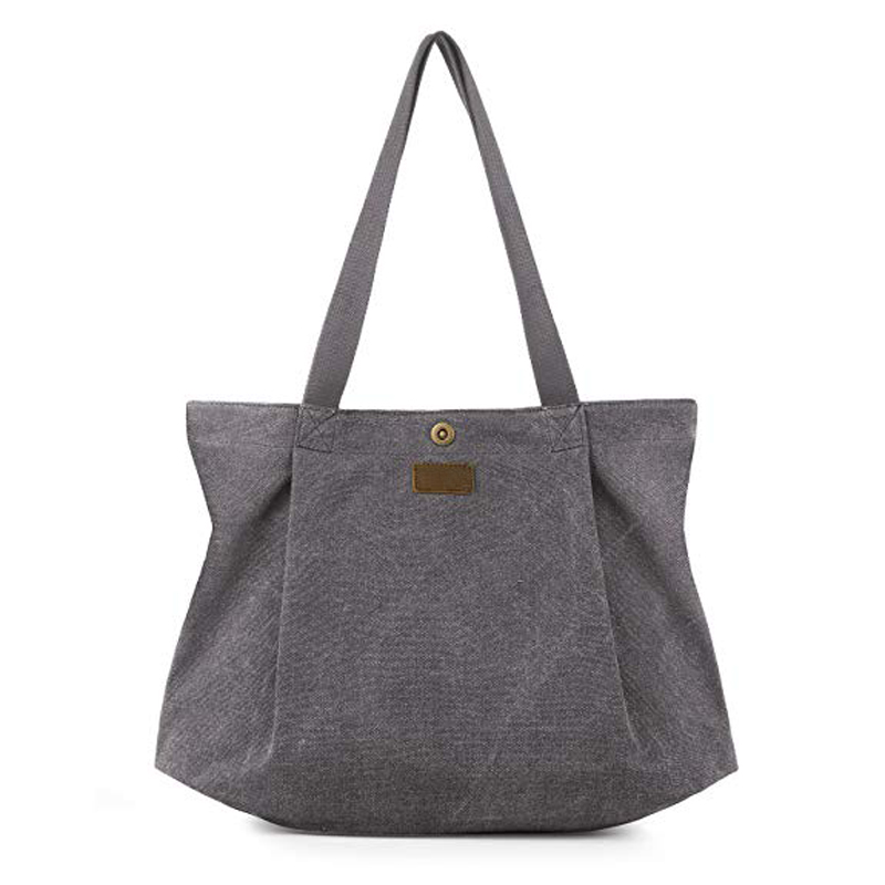 Casual One Strap Tote Bag Zipper Closure Medium Size Sturdy Fashionable