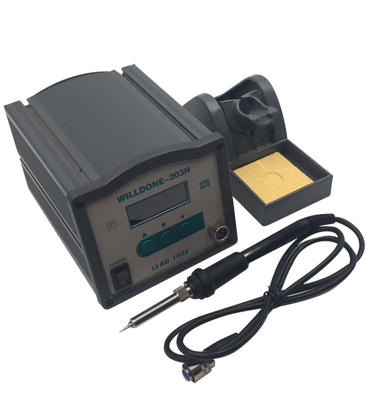 400KHz Professional Soldering Iron Station Lead Free 200 Series Tips