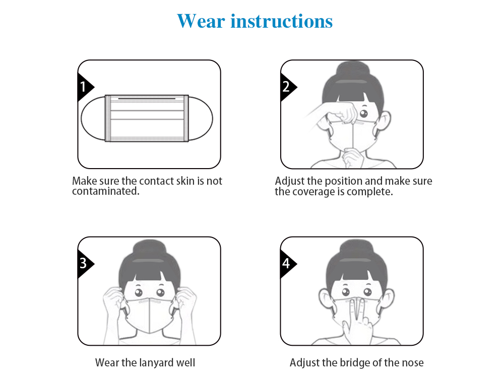 Wholesale Manufacturer Disposable Non Woven 3 Ply Face Mask 3 Layer face mask disposable