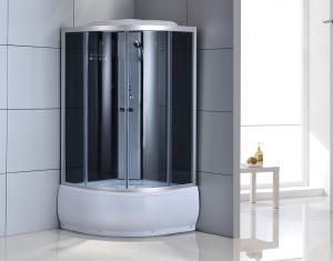 Buy cheap Grey Glass Wet Room Shower Enclosure 39