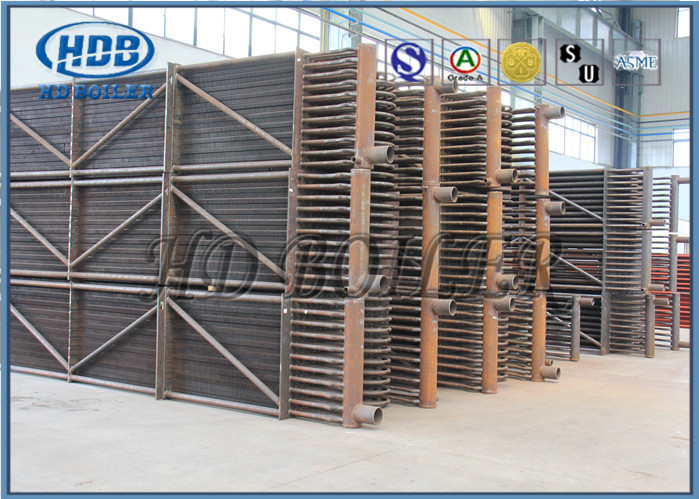 Air Cooled Fin Tube Heat Exchanger Flue Gas Cooler For Condensing Boiler