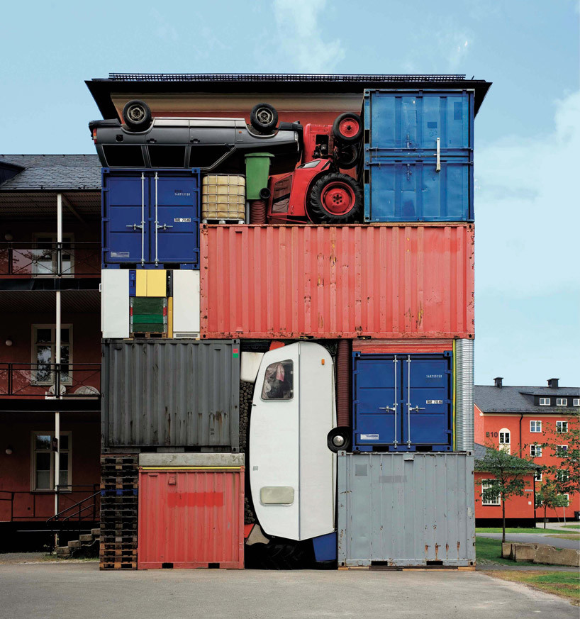 Recyclable Shipping Container Cabin Steel Structure With Rockwool Insulation