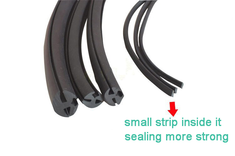 Rubber Gasket Seals for Car Windshield Windows ShoreA 65 Hardness Processing Service