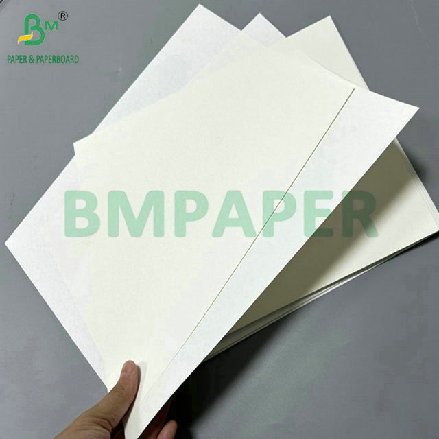 120gram 150gram White Color Recycled Kraft Paper For Shopping Bags 66cm Reel 