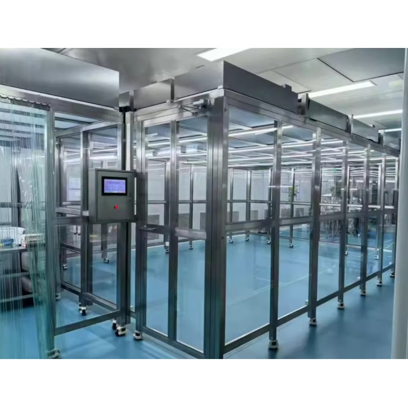 PVC Floor Material Hardwall Cleanroom Relocatable Reconfigurable Modular Cleanroom Solutions for Controlled Environments