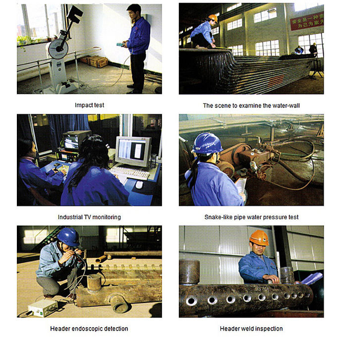 Low Pressure Steel Electric CFB Boiler Header Boiler Steam Header Water Tube Structure