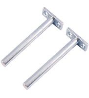 Stainless Steel Hidden Metal Floating Wall Mounted Shelf Brackets for Durability