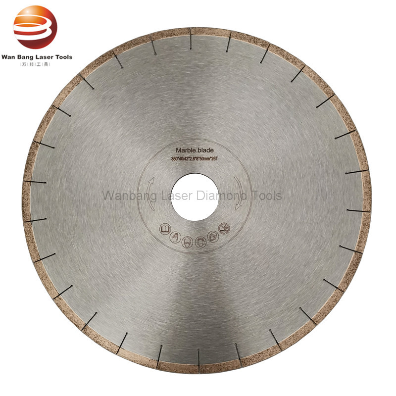 350mm 400mm 500mm 600mm Silver Brazed Marble Cutting Disc