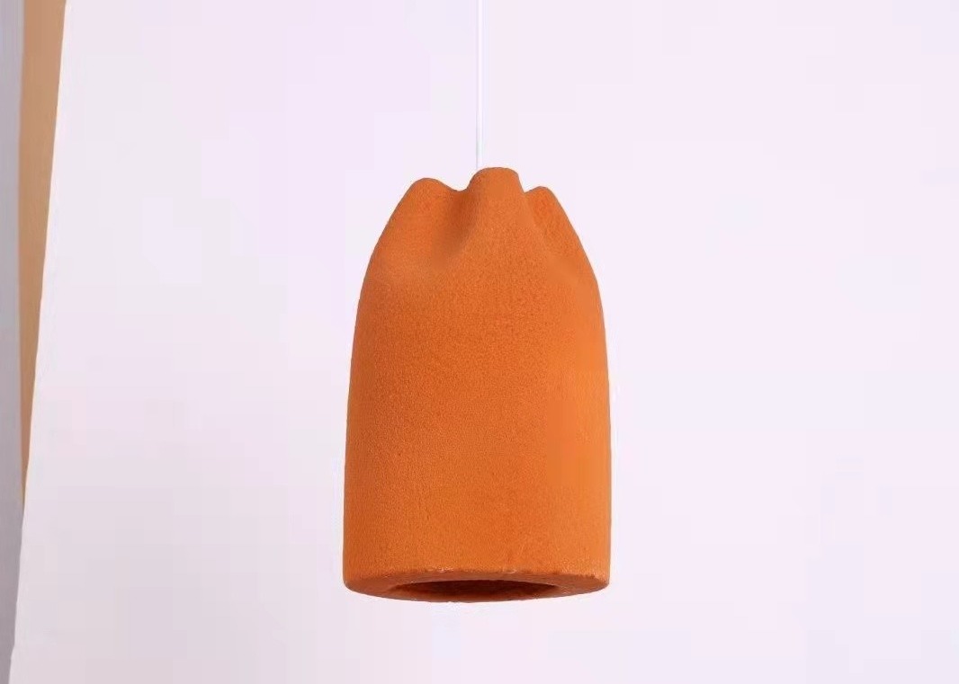 Cement and concrete and resin light fixtures travel hotel and house contemporary pendant lamp