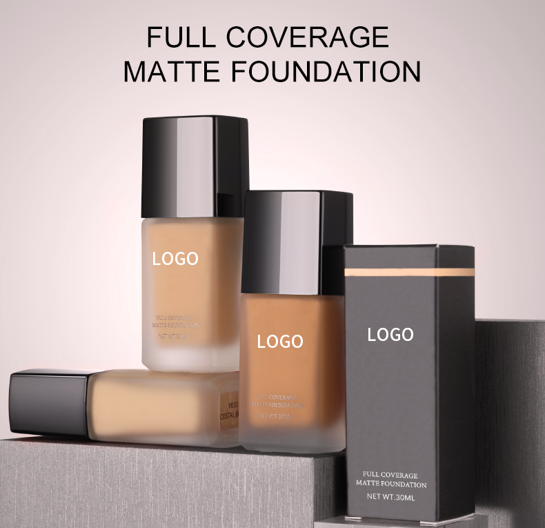 OEM/ODM Private Label Waterproof Full Coverage Foundation Makeup for All Skin Types