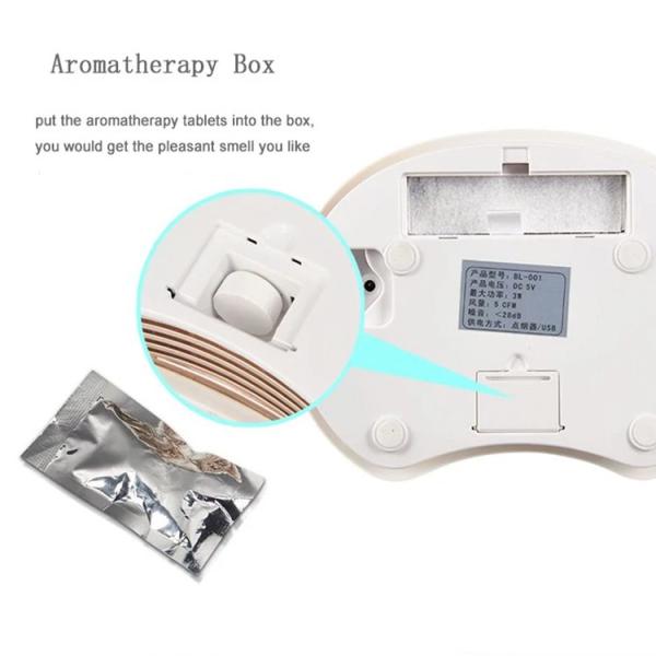 HOMEFISH USB Powered Smart Car Air Purifier 181x130x36mm