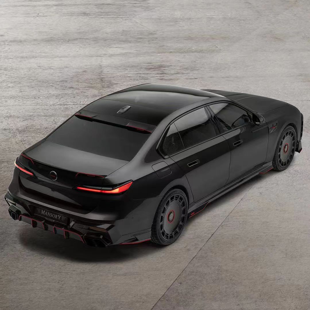 For BMW 7 Series Carbon Fiber Body Kit 7 Series Upgraded MSY-style Carbon Fiber Front Lip Diffuser Spoiler Body Kit