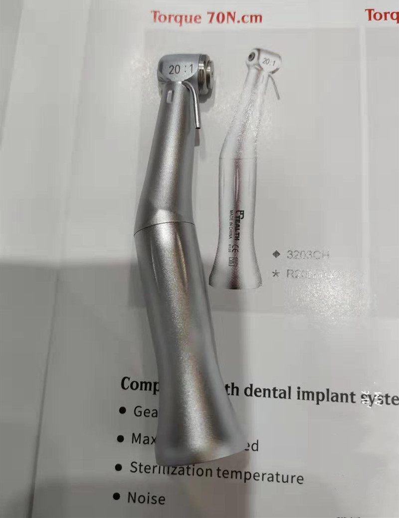 Surgery Dental Implant Handpiece Contra Angle Reduction Low Speed Handpiece