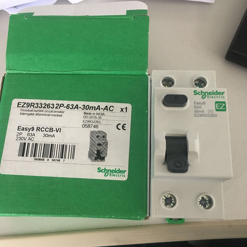 Earth Leakage circuit breaker elcb/rccb Kampa Easy 9 2P 63A