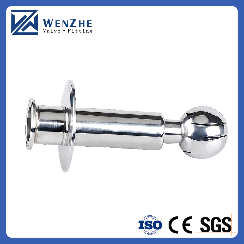 Sanitary 304 316L Stainless Steel 360 Degree CIP Spray Cleaning Ball for Food Beverage