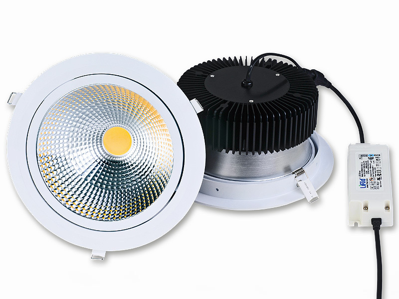 50w cob downlight, high power 50w cob led ceiling light, wholesale 3 years warranty ip 65