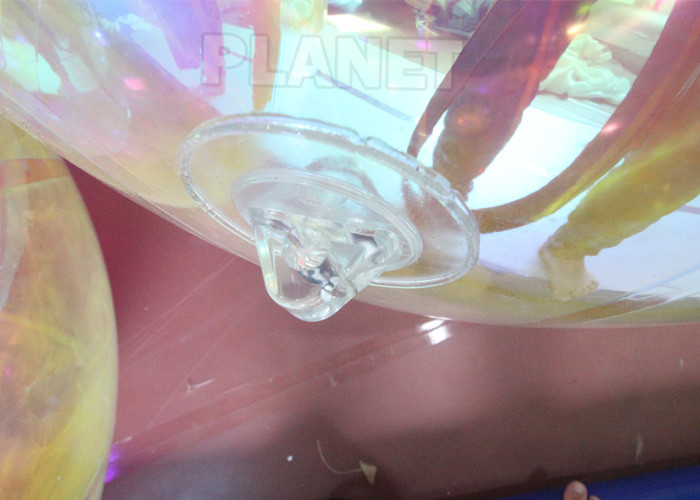 Giant PVC Silver Rainbow Hanging Reflective Decoration Mirror Sphere Ball Inflatable Mirror Balloon