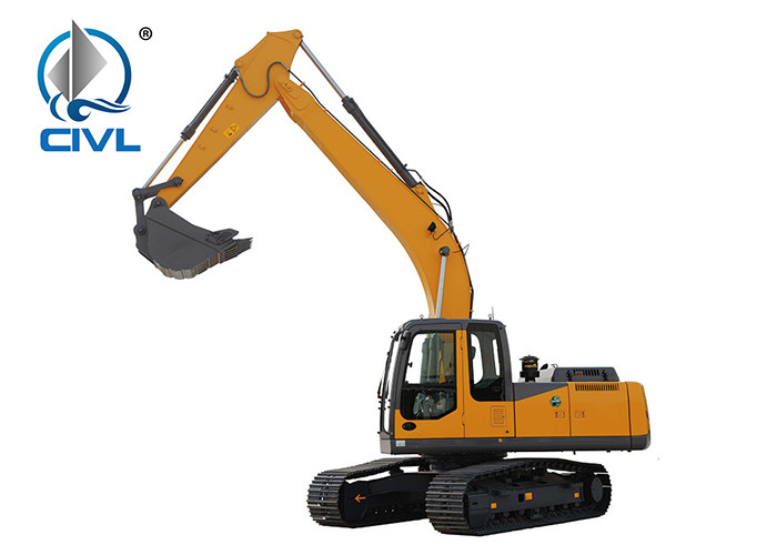 Strong 20t Digger XCMG XE200C Mining Excavator New Crawler Excavator Yellow Colour