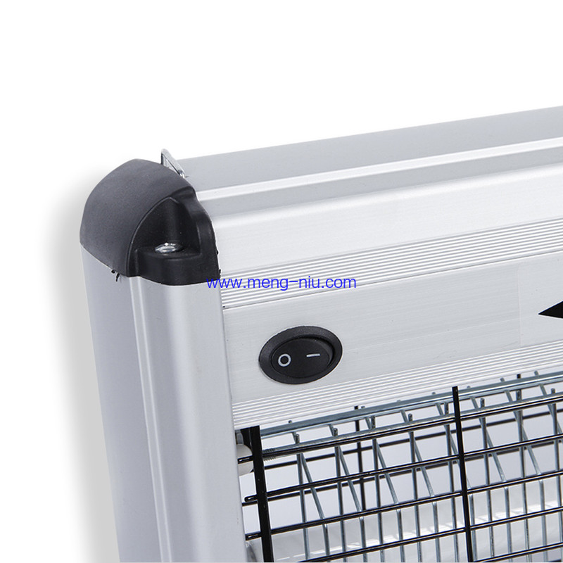 Harmless Electronic Pest Trap Anti Mosquito Flies Killer Lamp with Powerful 1900V Grid 30W Bulbs Alu. Frame