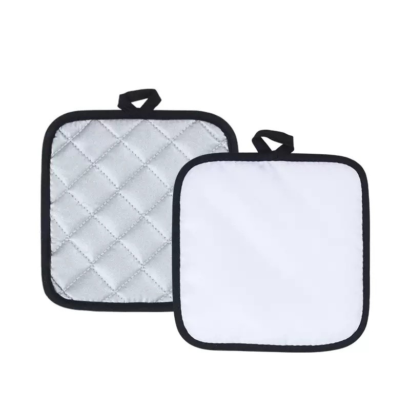 Kitchen Accessories Sublimation Heat Insulation Pot Pad With Black Edge For Kitchen