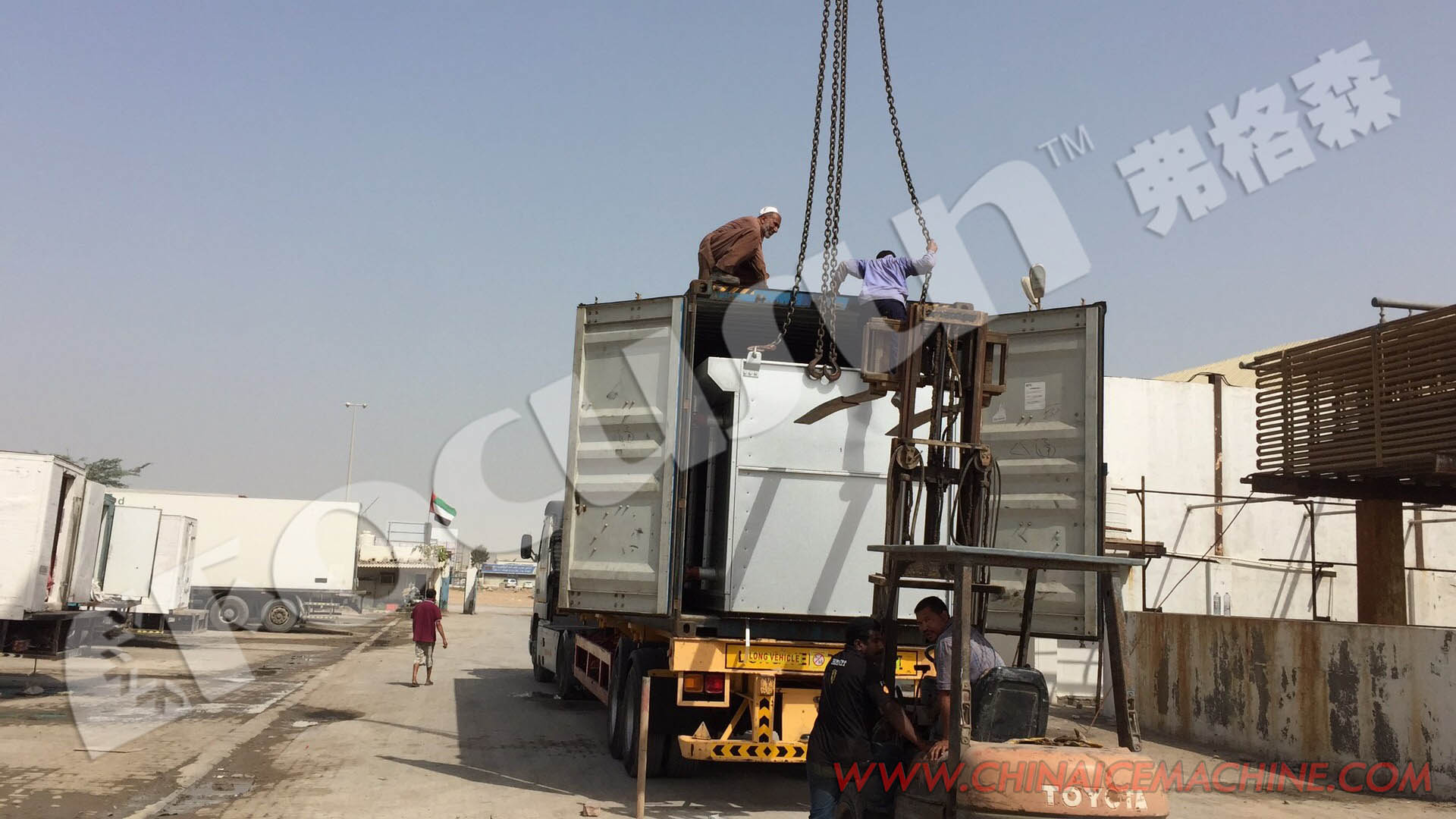 65.3kw Solar Fully Auto Block Ice Machine for Africa Container Portable 2022 10MT