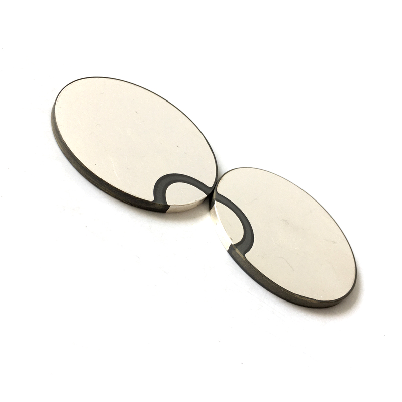 ultrasonic piezoe transducer 50mm piezoelectronic ceramic disk