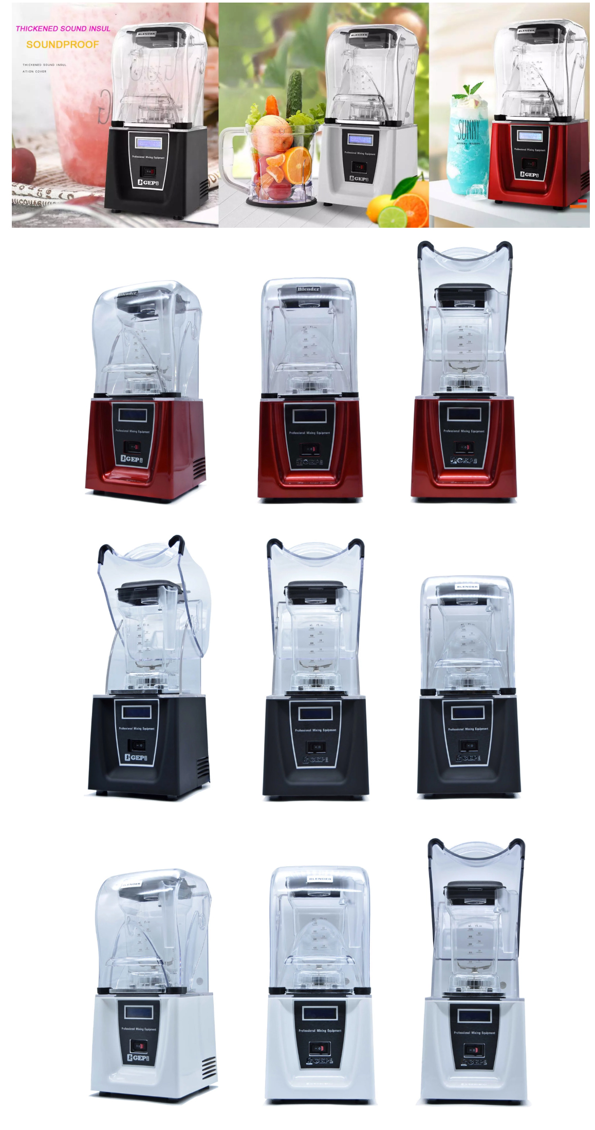 Packaging 1 pcs Electric Heavy Duty Magimix Food Processor GW 540*280 *290mm / 8.5kg