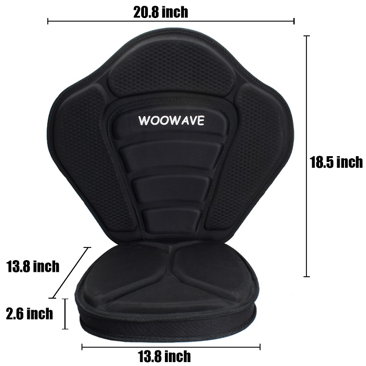 Convenient Small Bag Included Thicker Style Kayak Seat for Lakes Rivers 50*48*8cm