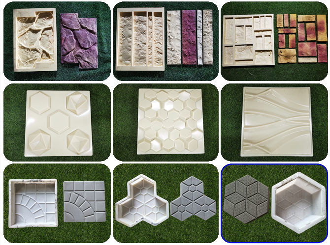 Artificial Stones Making Wet Cast Machinery 3D Wall Concrete Production Line