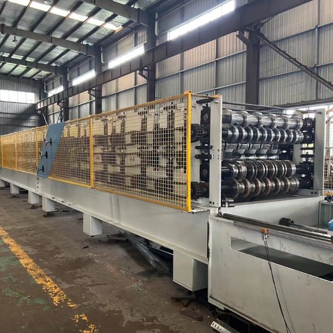 High Speed Double Layer Metal Sheet Roll Forming Machine 16-17 Roller Stations