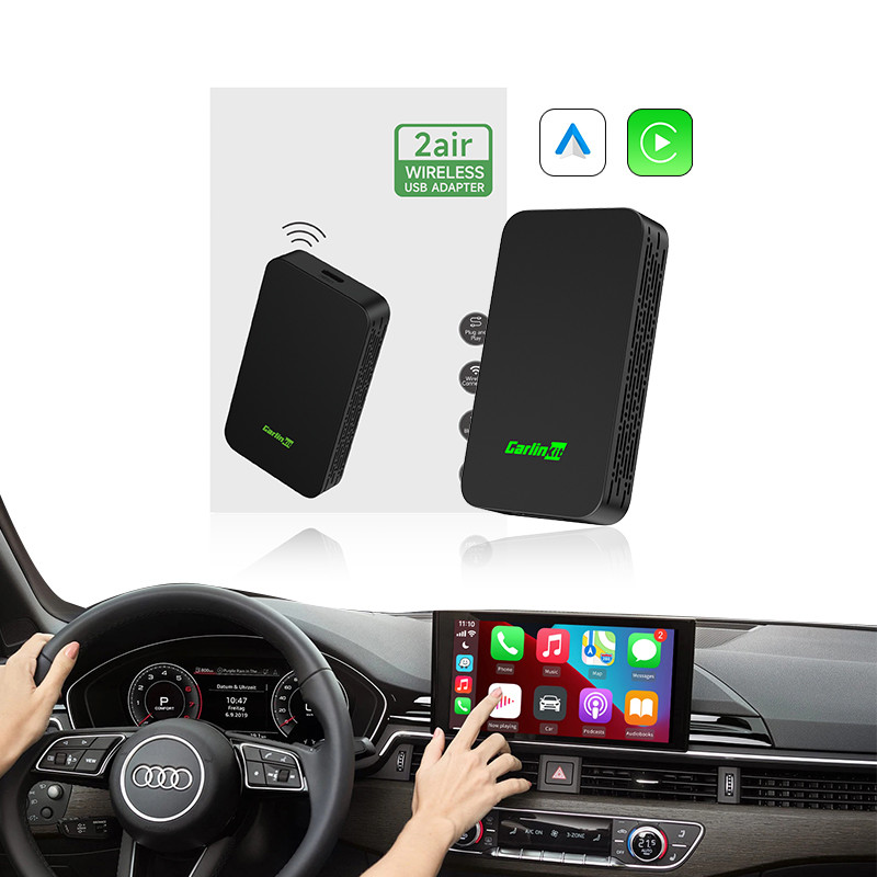 Wired To Wireless Smart Android Auto And Apple Carplay Dongle 2Air AI BOX Wireless USB Wifi BT Adapter