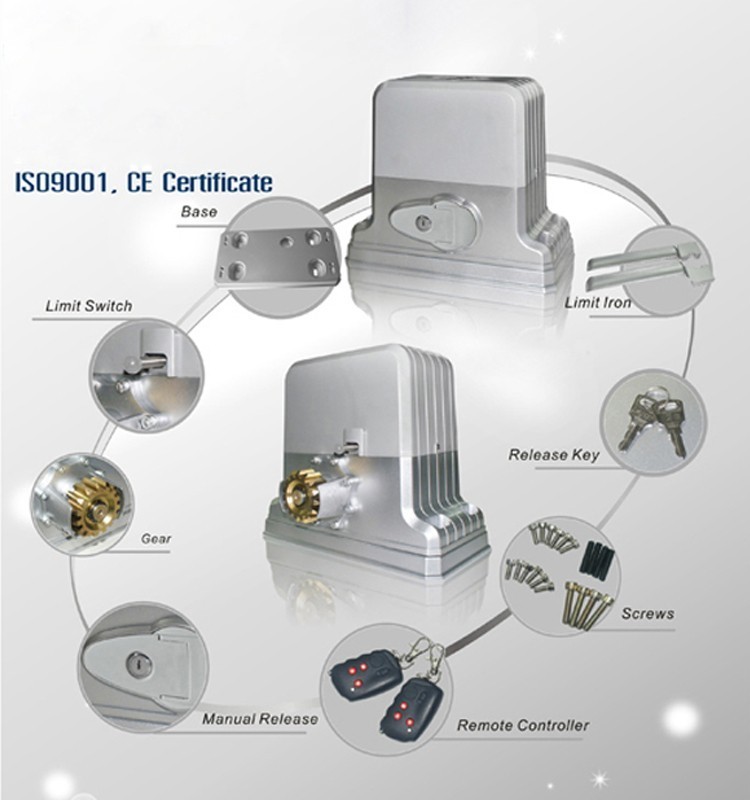 Line Control Automatic Gate Motors AC220V With Magenetic Limit Switch