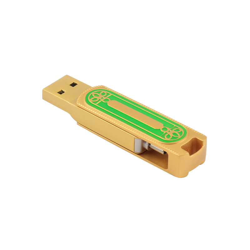 Green And Gold Color Type C USB High Speed 128GB 256GB 512GB 150MBS