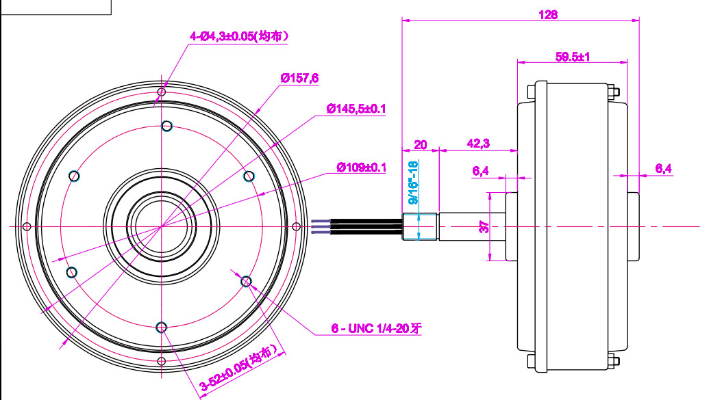 AC 240V Outer Rotor Brushless Motor For 52 Inch Ceiling Fan